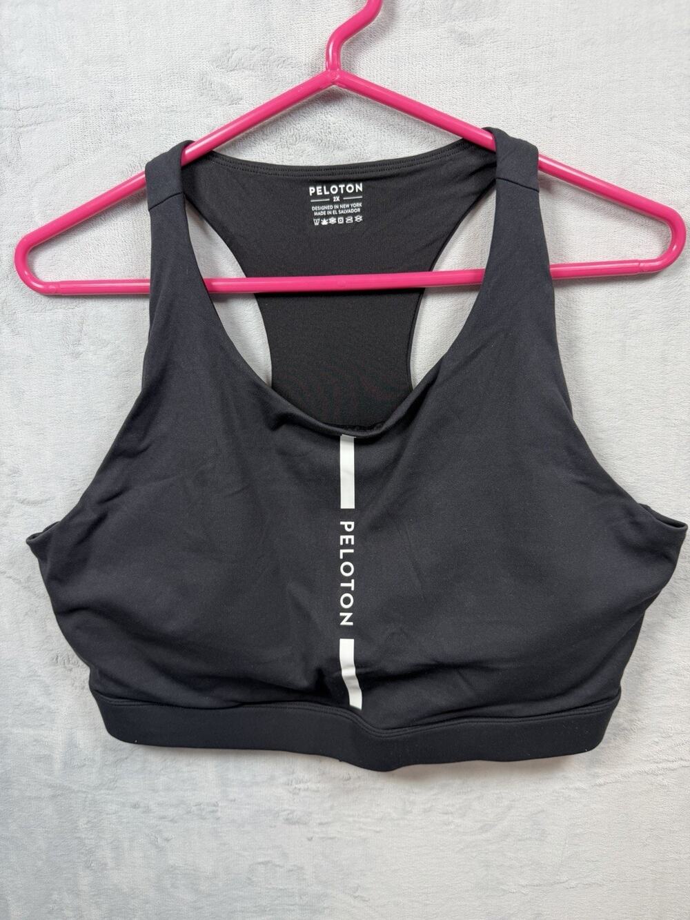 Peloton FA121 Here Now High Neck Bra Black NWT Size XXL 2X